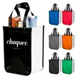 Lola Laminated Tote Bag, 9 1/16''x 12''x 4 3/4'', Non-Woven