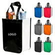 Waterproof Lola Laminated Tote Bag, 9 1/16'x 12''x 4 3/4''