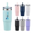 30 oz Travel Tumbler with Straw