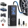 Portable Air Pump With LED 3X Fast Inflation for Cars