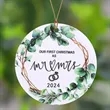 Round Christmas Ornaments with String