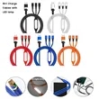 Multi 3 in 2 Charging Cables for Home and Travel With LED