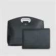 Leather Laptop Bag with iPad Case, Work Tote Briefcase