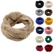 Thick Ribbed Knit Scarf