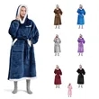 Large Sized Wearable Hooded Blanket