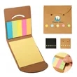 2-in-1 Self-Adhesive Folding Sticky Notes and Strips Set