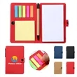 Portable Notepad Tearable Sticky Notes Set with Pen Holder