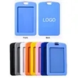 Silicone Vertical ID Card Badge Holder Without Lanyard