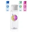 17 oz Transparent Plastic Water Bottle w/ Carrying Handle