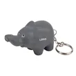 PU Elephant Stress Ball Keychain Pressure Reliever Keyring