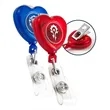 Retract-A-Badge™ Heart Badge Holder