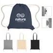 Nicole Recycled Cotton Drawstring Bag