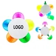 Color Petal-Shaped Highlighter for Creative Emphasis