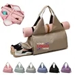 Waterproof Gym Duffel Tote Bag with Yoga Mat Holder