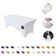 6Ft Spandex Rectangular Fitted Stretch Table Cover