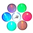2" LED Light-Up Button Pin Badge