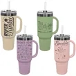 Polar Camel 40oz ION-Plated Travel Mug With Handle And Straw