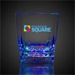 10 oz. Square Bottom LED Lighted Rocks Glass