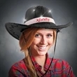 Black Sequin LED Cowboy Hat
