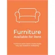 8" X 6" Furniture Rental Pedestal Sign