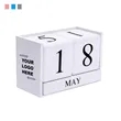 Wooden Desk Blocks Calendar