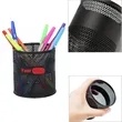 Black Metal Mesh Pen Holder Desktop Organizer
