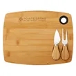Pointe Grand Bamboo Cheese Board Charcuterie Set