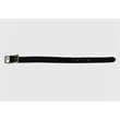 Black Leather Luggage Strap 3/8" x 6-1/2"