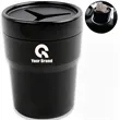 Car Trash Can with Lid Leakproof Compact Vehicle Organizer