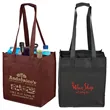 10"W x 11"H x 7"Gusset - "THE SONOMA" 6 Bottle Wine Tote Bag