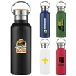17oz Travel Stainless Steel Vacuum water bottle w/wood lid