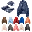 2-in-1 Pillow Shawl Wearable Blanket