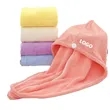 Soft Coral Fleece Hair Drying Towel Turban Head Wrap