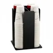 4-Compartment Cup Dispenser and Lid Holder