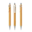 Retractable Bamboo Ballpoint Pen