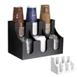 2-Layer 6-Compartment Cup and Lid Dispenser