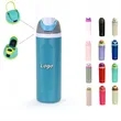 Insulated Stainless Steel Water Bottle with Straw for Sports
