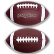 M Size Rubber Football-12 1/2"