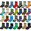 Custom Knit Cotton Crew Business & Dress Socks (Unisex)