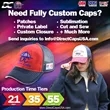 Full custom cap