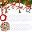 Custom Full Color Acrylic Christmas Ornaments 3"