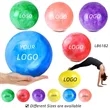 Inflatable Yoga Marbleized Bouncy Balls for Kids Outdoor Fun