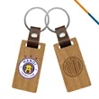 Brenna Wooden Keychain
