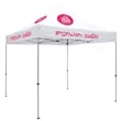 10' Deluxe Tent Kit (Full-Color Imprint, 4 Locations)