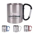 10 Oz. Stainless Steel Camping Carabiner Mug
