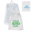 Poly Drawstring Plastic Bag (9-1/2" x 12")