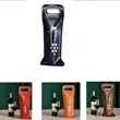 Resuable Single Leather Wine Tote Bag