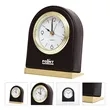 Leather High End Hotel Personalized Desk Clock