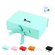 MOQ1 Magnetic Custom Color Ribbon Paper Gift Box