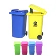 Plastic trash can pen holder